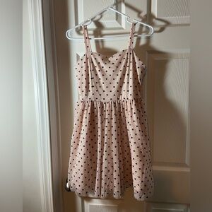 Girls my michelle Sleeveless Glitter Pink Black Floral Polka Dot Party Dress 16